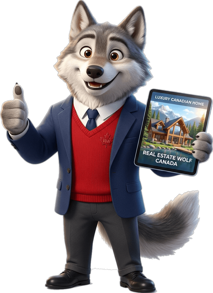 Timber, the Real Estate Wolf mascot